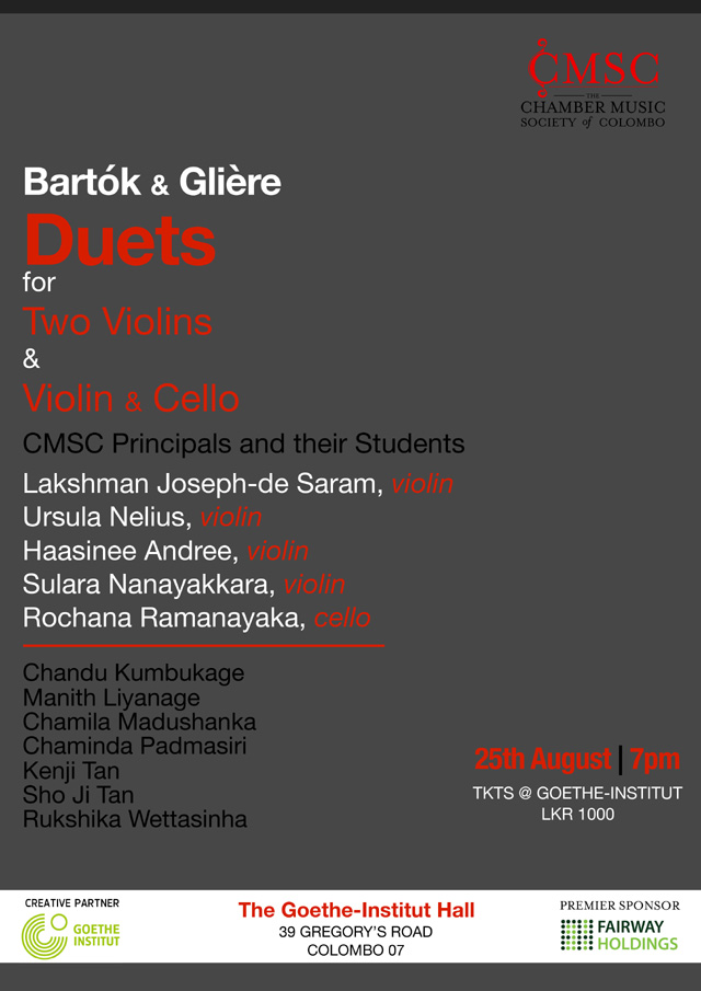 DUETS Concert Poster